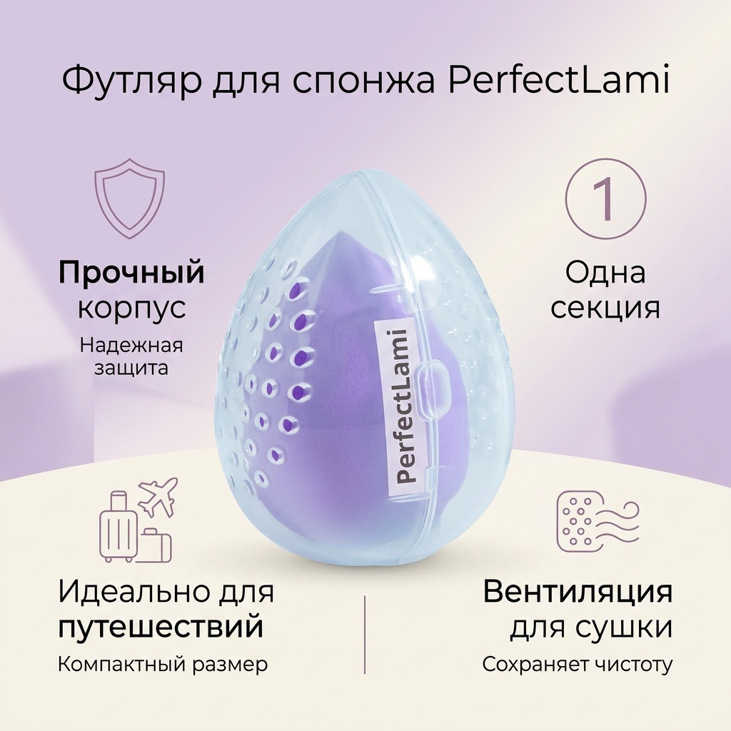 PerfectLami футляр для спонжа пластик