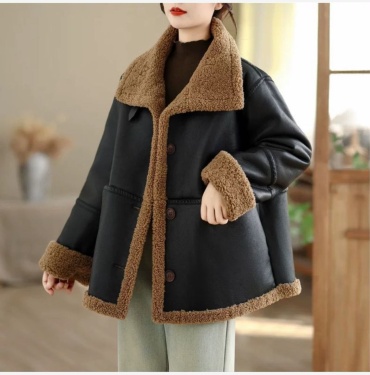Дубленка Fashion & Best черный