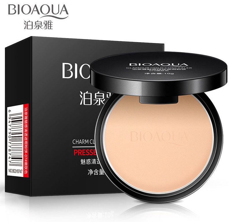 Пудра Bioaqua Glamour сухая 01 бежевый