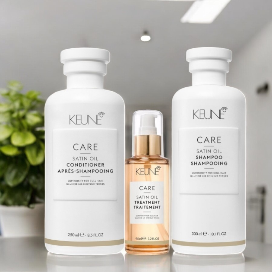 Keune Satin Oil набор по уходу за волосами для женщин