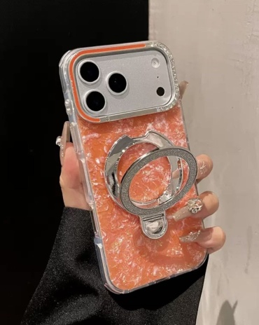 Чехол R-CES для Apple iPhone 17 Pro Max оранжевый