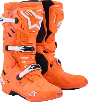 Alpinestars Tech 10 Supervented Boots белый, черный, оранжевый RU 44.5