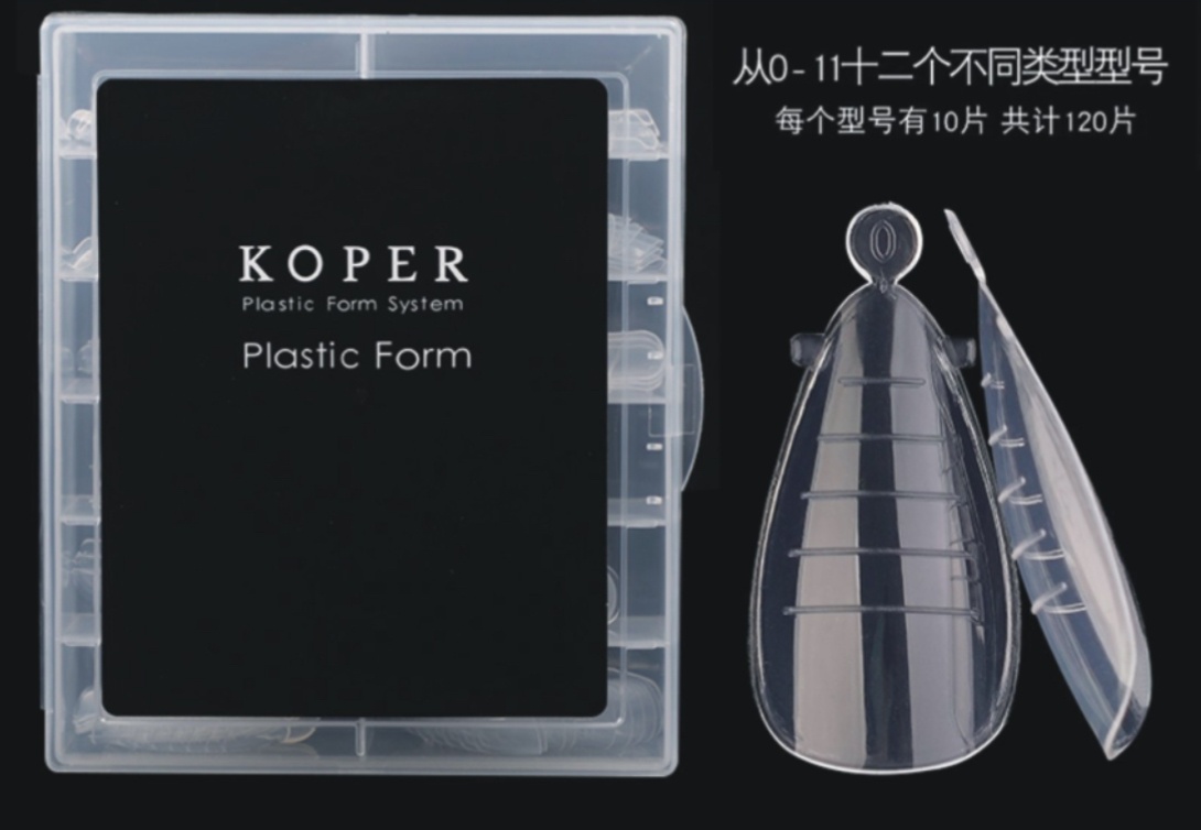 Koper верхние формы короткие 120 шт