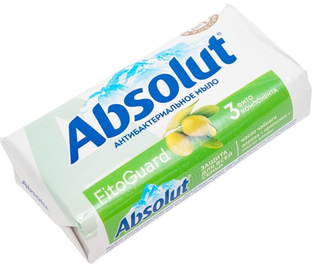 Кусковое мыло туалетное Absolut 4601313014492 90 г