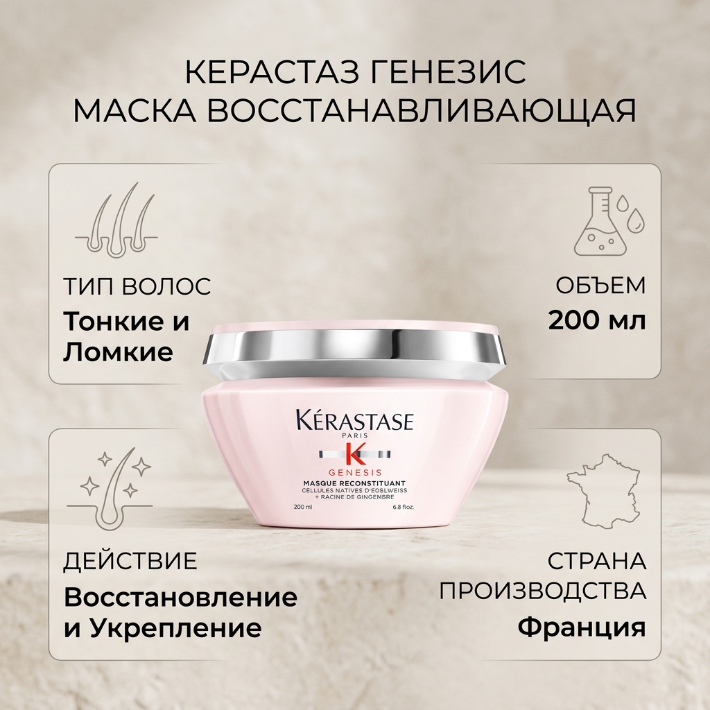 Kerastase Genesis Reconstituant против ломкости 200 мл