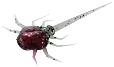 Мягкая приманка 13 Fishing Coconut Crab Panfish Plastics 6 шт 30 мм Cherry Bomb