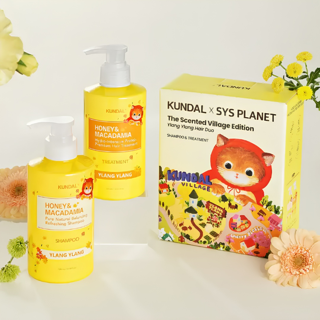 Kundal SHAMPOO/TREATMENT DUO SET OPEN PLANET EDITION набор по уходу за волосами для женщин