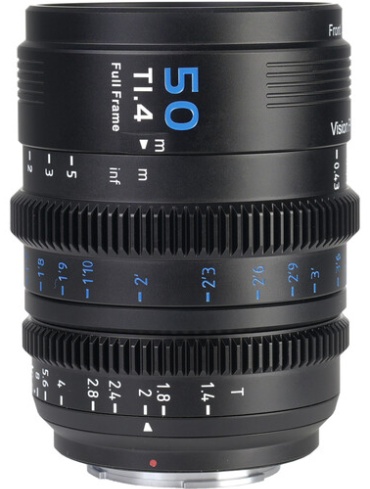 Sirui VP-1 Vision Prime 50mm T1.4 Full-Frame Cine Lens (Multi-Mount E Mount, L, Z, RF Adapters)