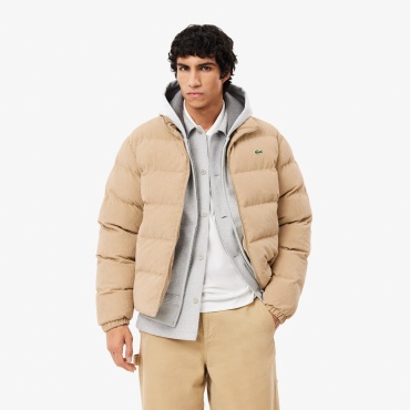 Зимняя куртка LACOSTE бежевый