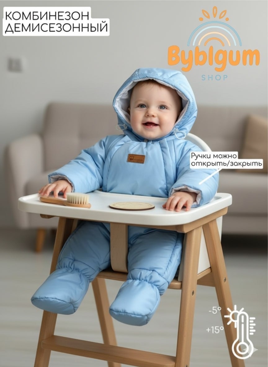 Комбинезон Ольга синий