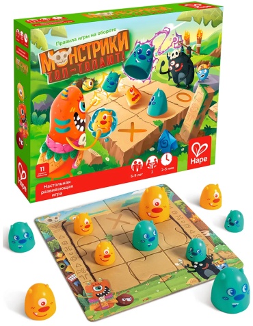 Настольная игра Hape Монстрики топ-топают!