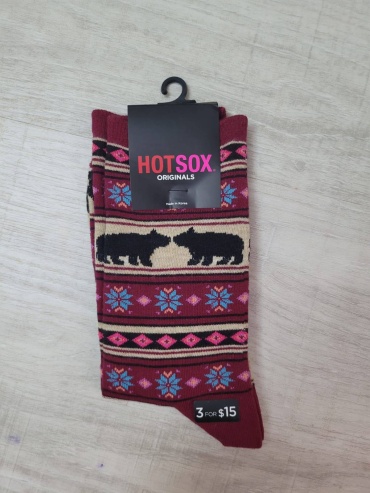Носки Hotsox 1 пара бордовый 36-41