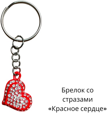 Брелок SNS металл, акрил 1 шт