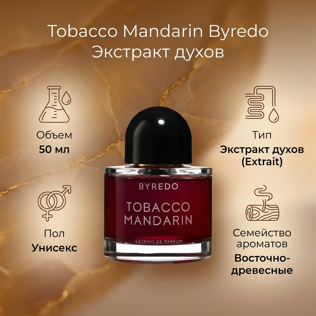 Byredo Tobacco Mandarin экстракт духов Extrait de Parfum 50 мл, унисекс