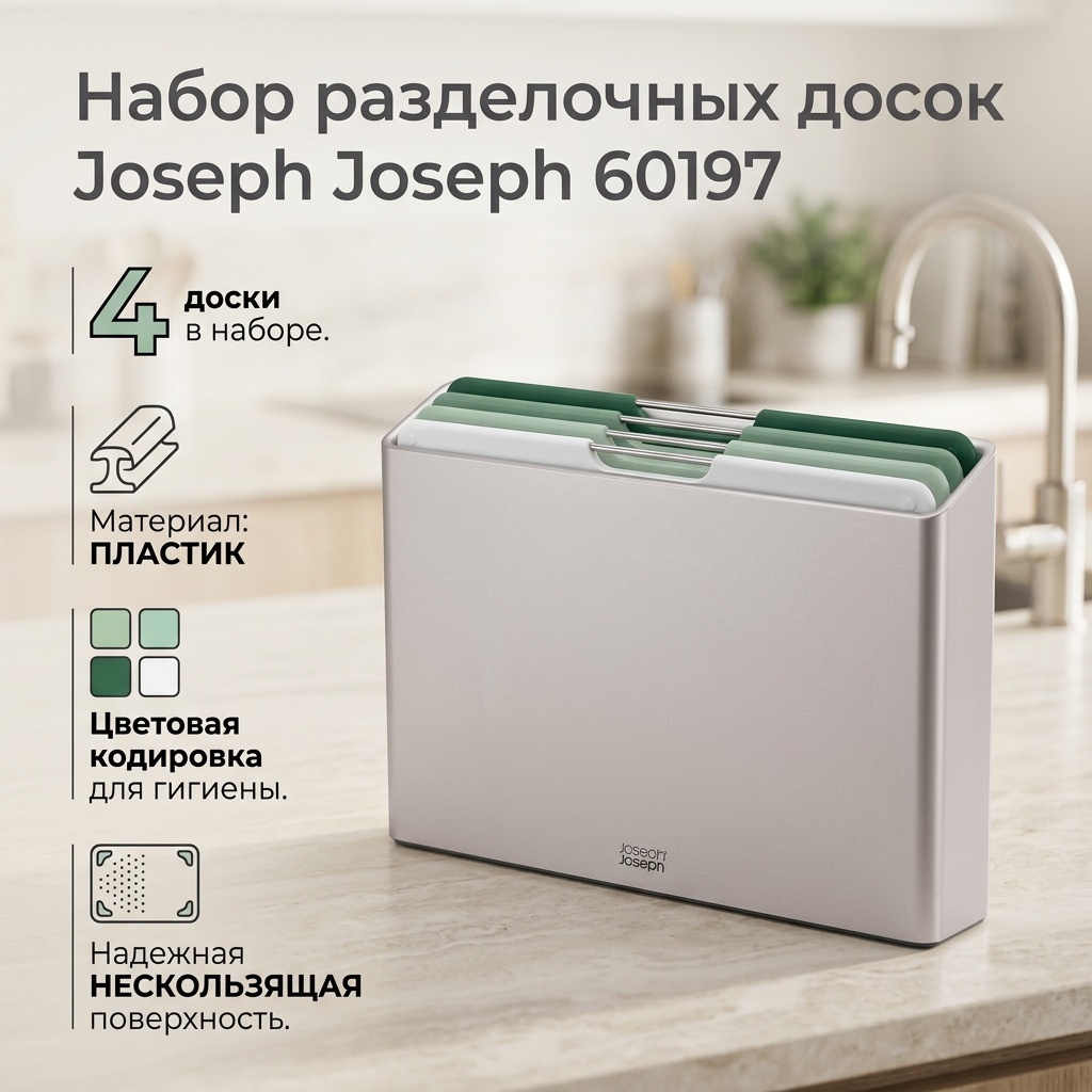 Joseph набор разделочных досок 60197 4 шт