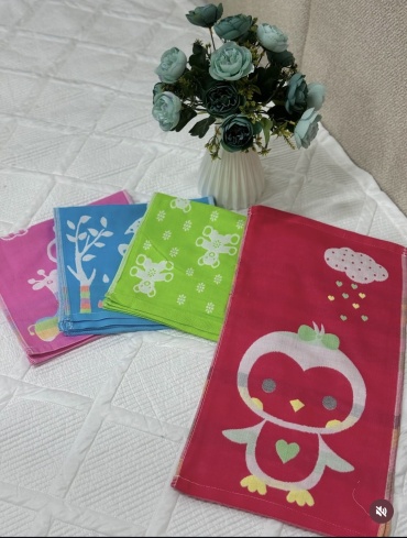 Полотенце Aisha Textile 50x25 см, лен, махровая ткань, 1 шт,