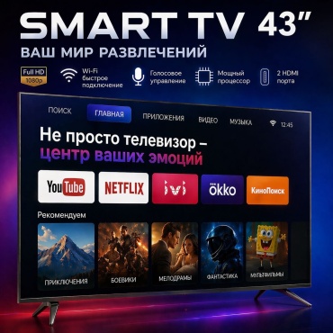 ZVREX 43UT91 109 см черный