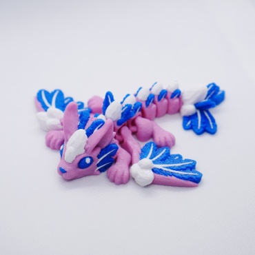 Подвижная игрушка starkids Кролик-дракон мультиколор