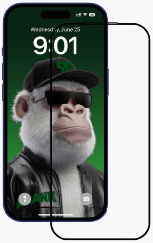 Стекло ANANK для Apple iPhone 17 Pro Max черный