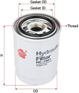 SAKURA Фильтр, Система Рабочей Гидравлики HC7901