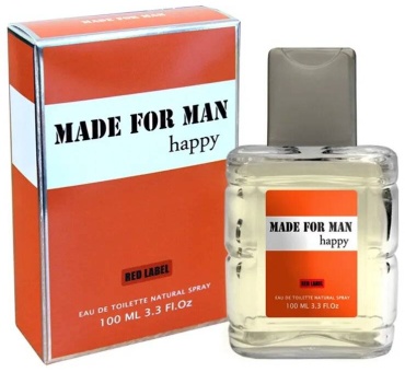 DELTA PARFUM Made for Man Happy туалетная вода EDT 100 мл, для мужчин