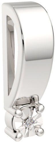 Подвеска Lucente Silver ZO-04D0021.ZZ вес 0.6 г серебро, бриллиант