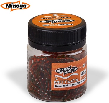 Мягкая приманка Minoga 027М17 40 шт 43 мм 027
