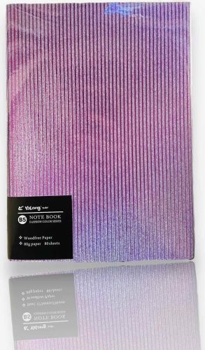 Блокнот Yalong Блестящая, A5, 80 л, мультиколор