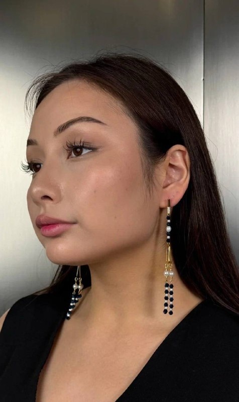 Серьги YANA BANCHSHIKOVA ювелирный сплав, жемчуг, фианит