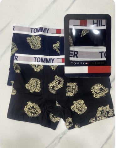 Боксеры Tommy черный, темно-синий