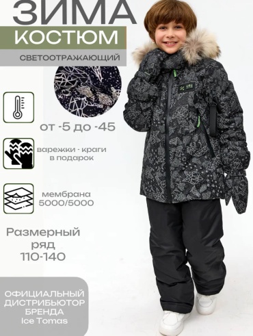 Зимняя куртка TOMAS черный