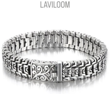 LAVILOOM 19,20,21,22cm длина 22 см, вес 103 г нержавеющая сталь, плетение бисмарк