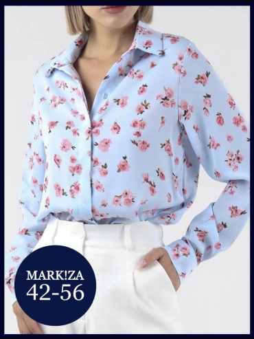 Блузка MARK!ZA голубой