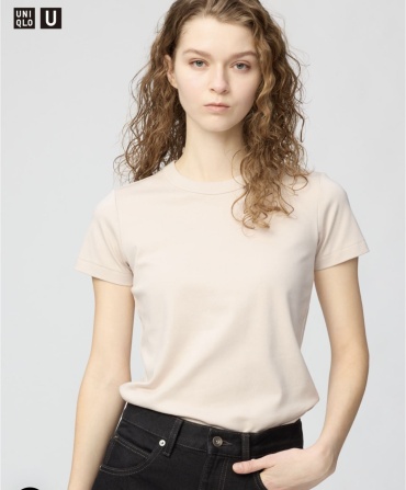 Футболка Uniqlo бледно-розовый