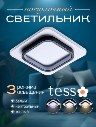 Светильник потолочный TESSO LED белый