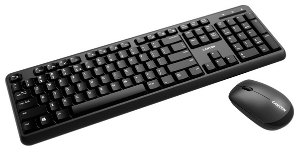 Клавиатура Canyon CNS-HSETW02-RU Black черный