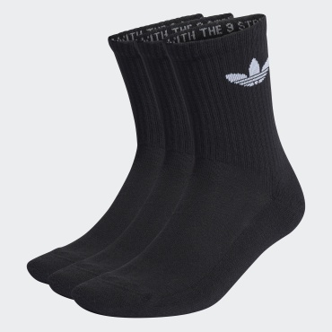 Носки, спортивные носки adidas 3 пары черный 46-48