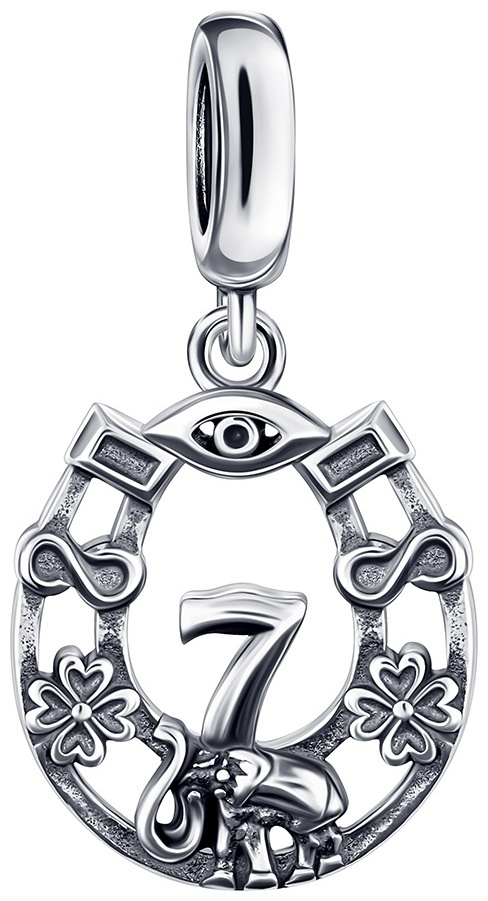 Шарм-подвеска Lucente Silver XO-ПШ-2608О вес 1.58 г серебро, без вставок