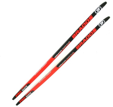 BRADOS Pro Skate Air P-tex 178 см черный, красный