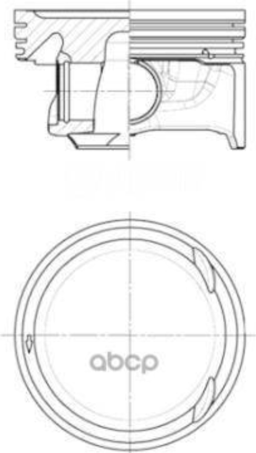 KOLBENSCHMIDT поршень 41487600