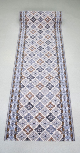 Ковровая дорожка Carpets Vitebsk безворсовая, полиамид, войлок, 120 см x 6 м
