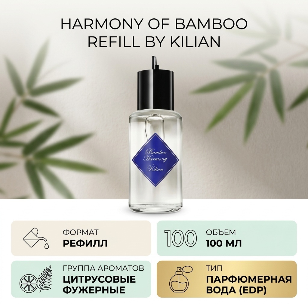By Kilian Harmony of Bamboo Refill парфюмерная вода EDP 100 мл, унисекс