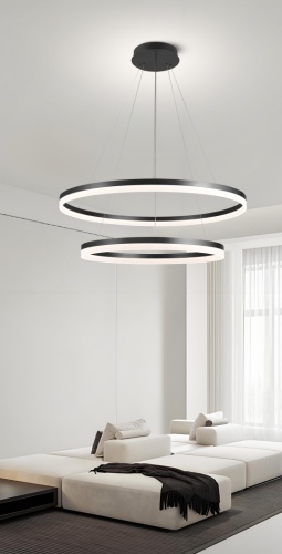 Люстра подвесная LED, кол-во ламп: 2 шт