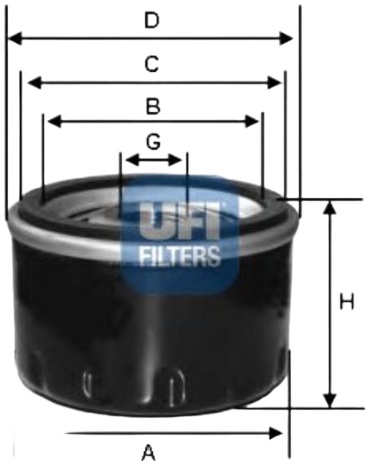 UFI масляный фильтр 2318800