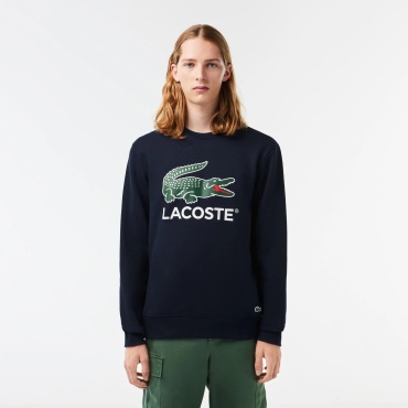 Свитшот LACOSTE темно-синий