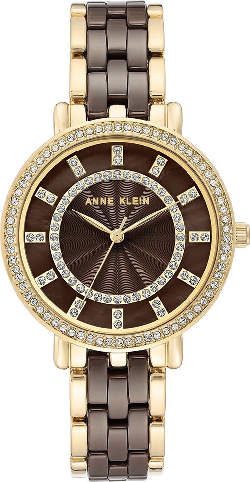 Кварцевые Anne Klein AK/3810BNGB нержавеющая сталь
