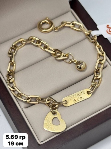 DARI GOLD 09988 длина 19 см, вес 5.69 г золото, плетение якорное
