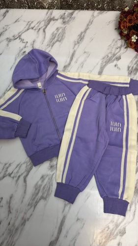 Комплект Hone Baby сиреневый, белый