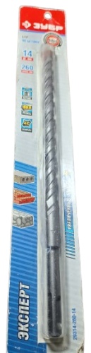 Бур SDS-plus ЗУБР 29314-260-14, 14х260 мм, 1 шт