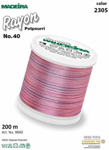 Madeira Rayon № 40 9840-2305 200 м 1 шт